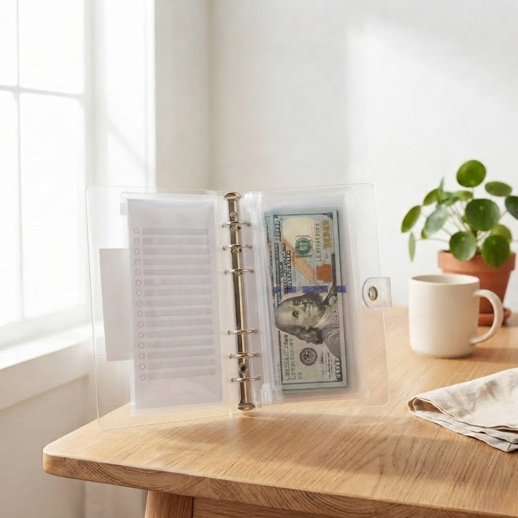 Willowkeep 12-Envelope Floral Money Saving Binder With Savings Challenge Tracker - Image 1