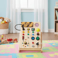 Montessori Learning Board With Leds And Switches For Interactive Wooden Educational Play - Image 1