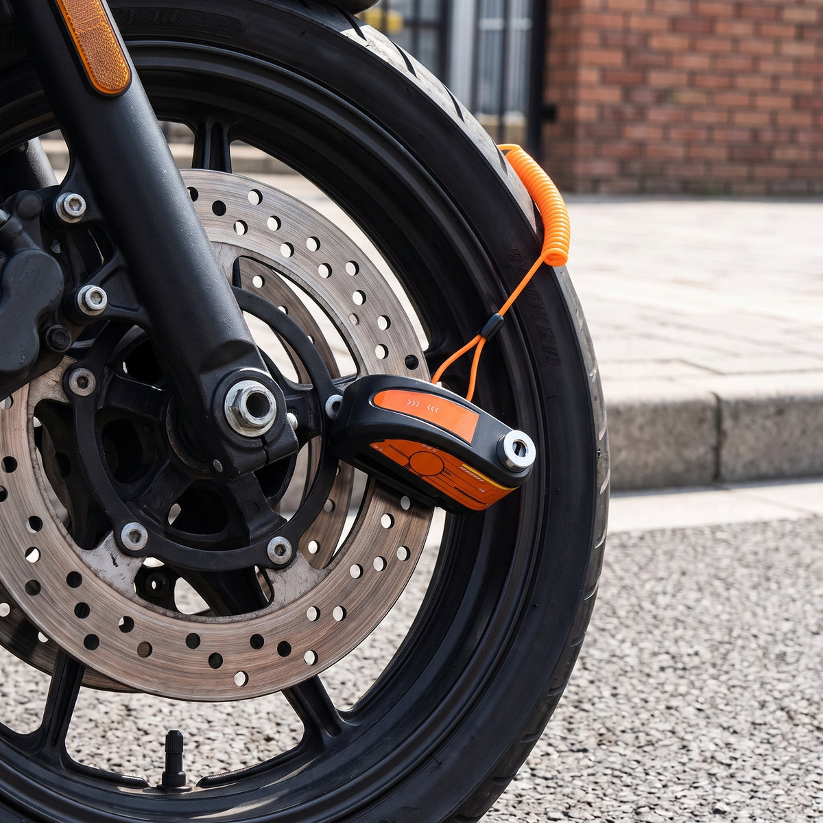 Motorcycle Disc Lock Alarm With Motion Sensor And 120dB Siren - Image 1