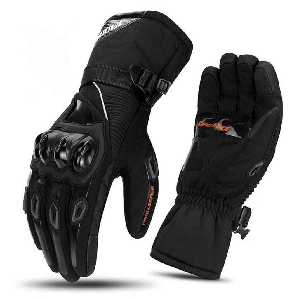 Motorcycle Gloves Supportive Full-Finger Knuckle Protection - Image 1