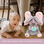 Musical Elephant Plush Toy With Peek-A-Boo Ears And Soothing Melodies - Image 6