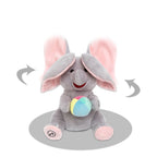 Musical Elephant Plush Toy With Peek-A-Boo Ears And Soothing Melodies - Image 3