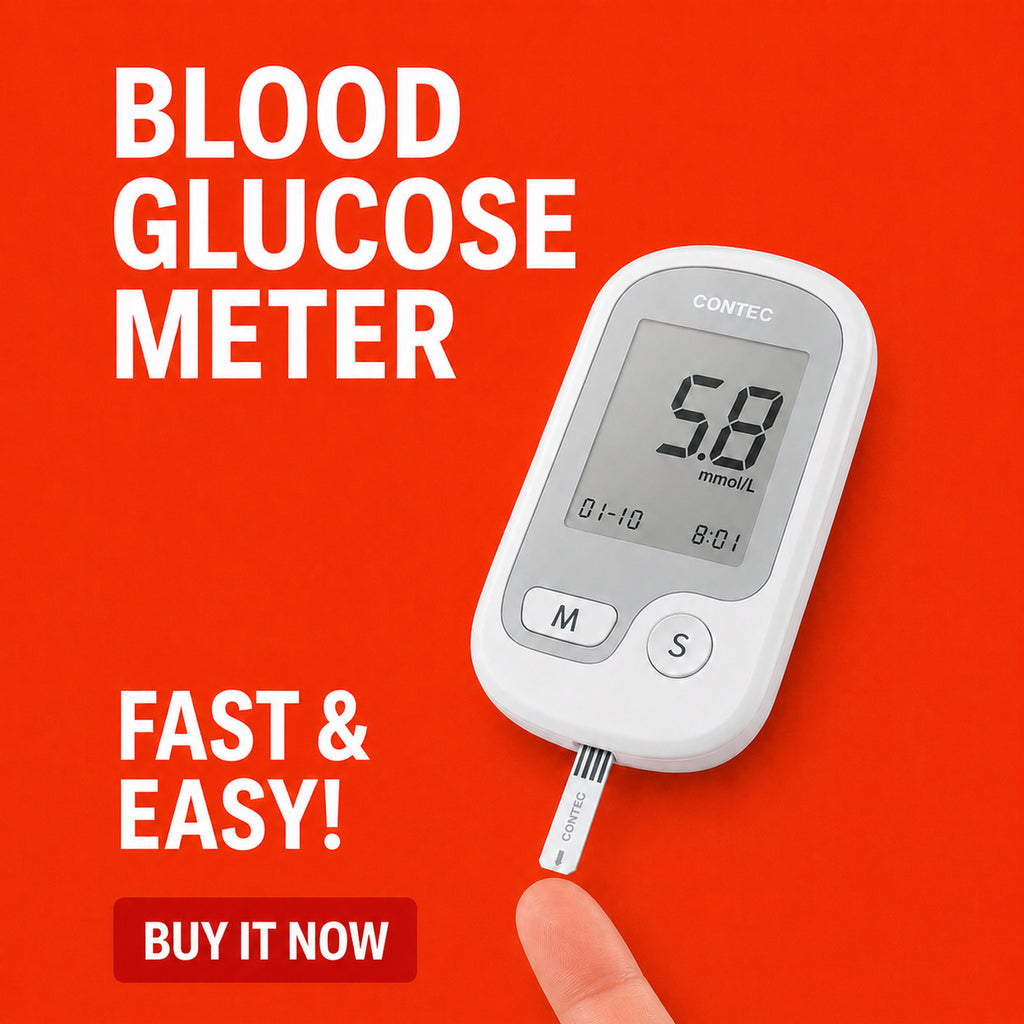 Non-Painful Glucometer Glucose Monitor Portable Fingertip Digital Display - Image 3