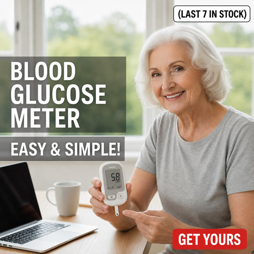 Non-Painful Glucometer Glucose Monitor Portable Fingertip Digital Display - Image 7