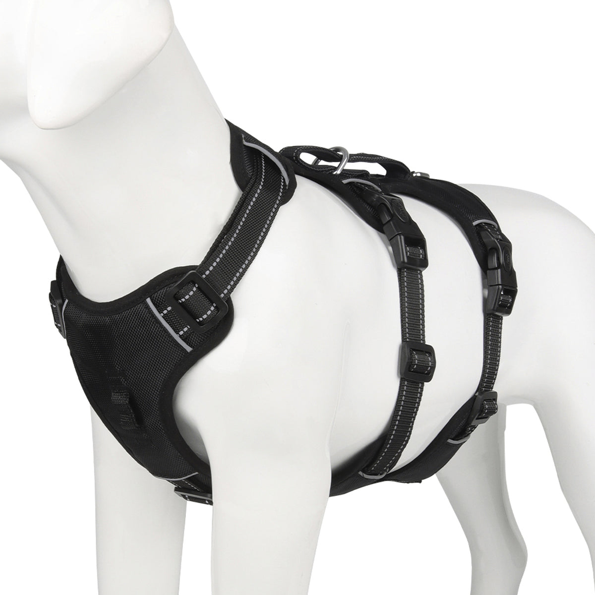 Nopull Dog Harness With Reflective Strips Escape-Proof For Safe Walks - Image 7