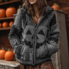 Ordinary_product with Cozy Hooded Zip-Up Sweater and Knit - Image 5