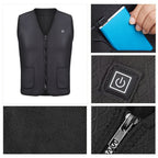 Outdoor Heated Vest For Skiing Fishing And Riding - Image 7