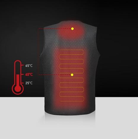 Outdoor Heated Vest For Skiing Fishing And Riding - Image 9