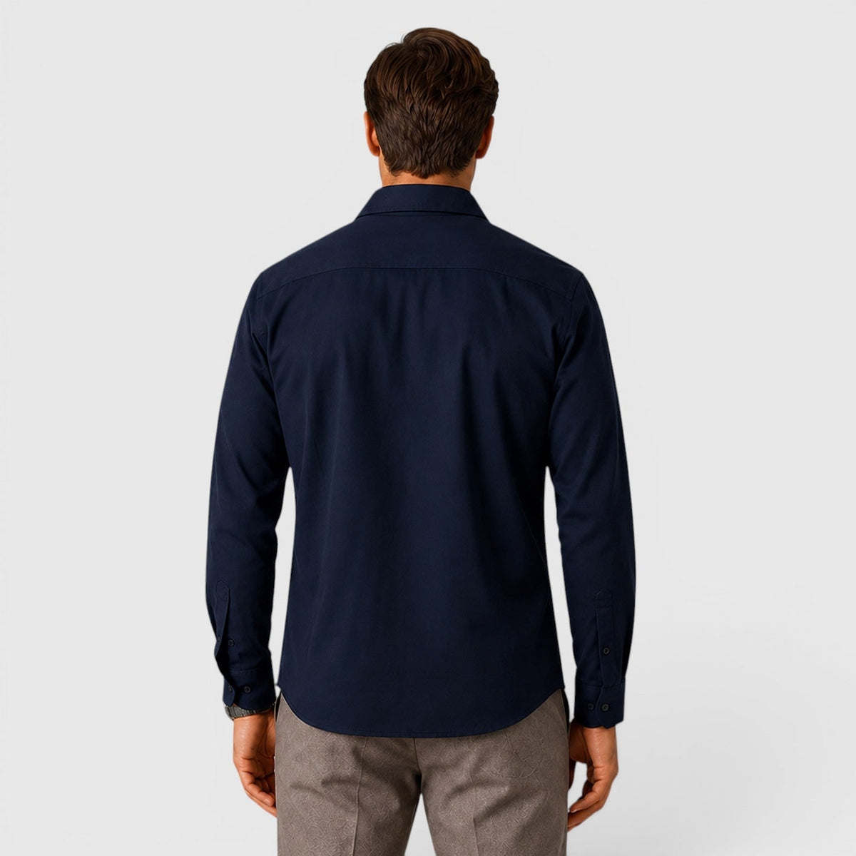 Overshirts with Relaxed Brushed Fit and Flap Pockets - Image 10