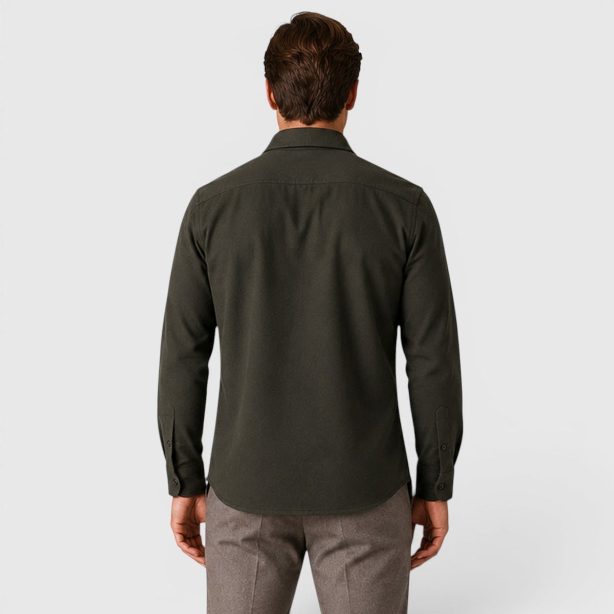 Overshirts with Relaxed Brushed Fit and Flap Pockets - Image 14