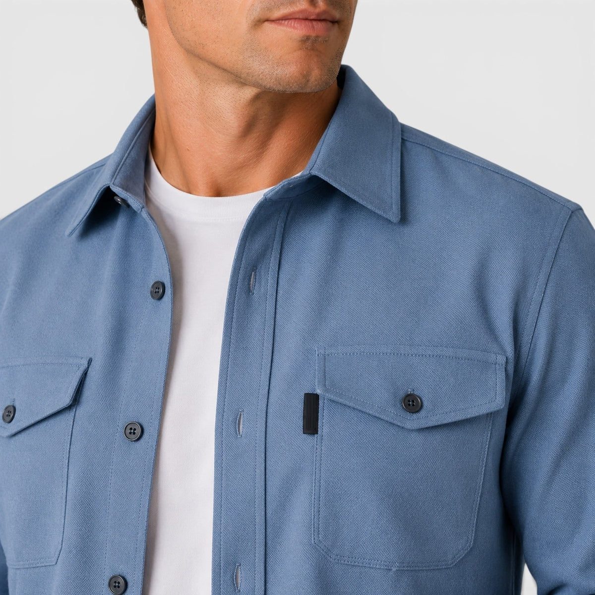 Overshirts with Relaxed Brushed Fit and Flap Pockets - Image 28