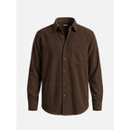 Overshirts with Relaxed Corduroy Fit and Spread Collar - Image 1