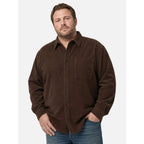 Overshirts with Relaxed Corduroy Fit and Spread Collar - Image 2