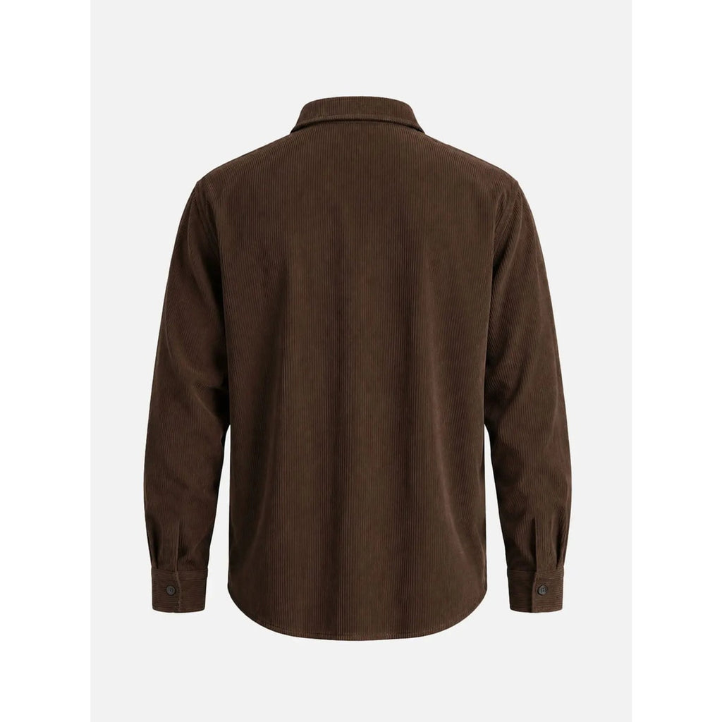 Overshirts with Relaxed Corduroy Fit and Spread Collar - Image 4
