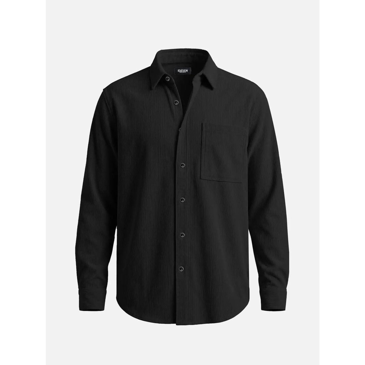 Overshirts with Relaxed Corduroy Fit and Spread Collar - Image 5