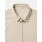 Overshirts with Relaxed Corduroy Fit and Spread Collar - Image 8