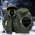Padded Parka with Windproof Mid-Length Design and Removable Hood - Image 2