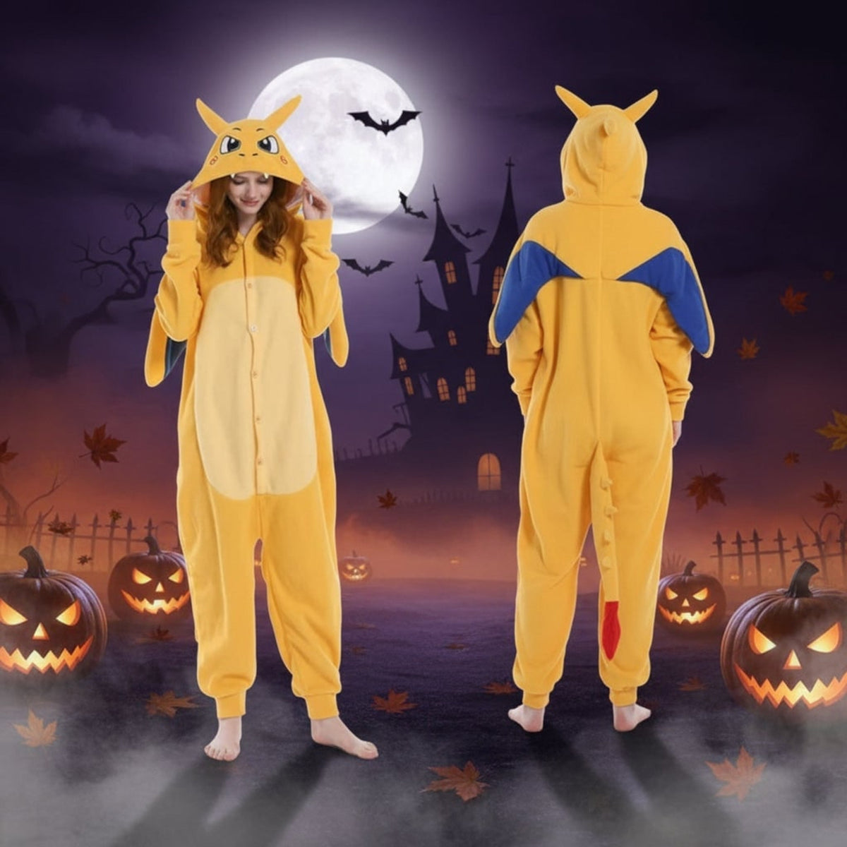Pajamas For Halloween Kids' Christmas Onesie With Playful Character Design For Xmas Party - Image 8