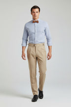 NOVA | Men’s High Waist Straight Leg Tailored Trousers – Smart Casual Draped Fit