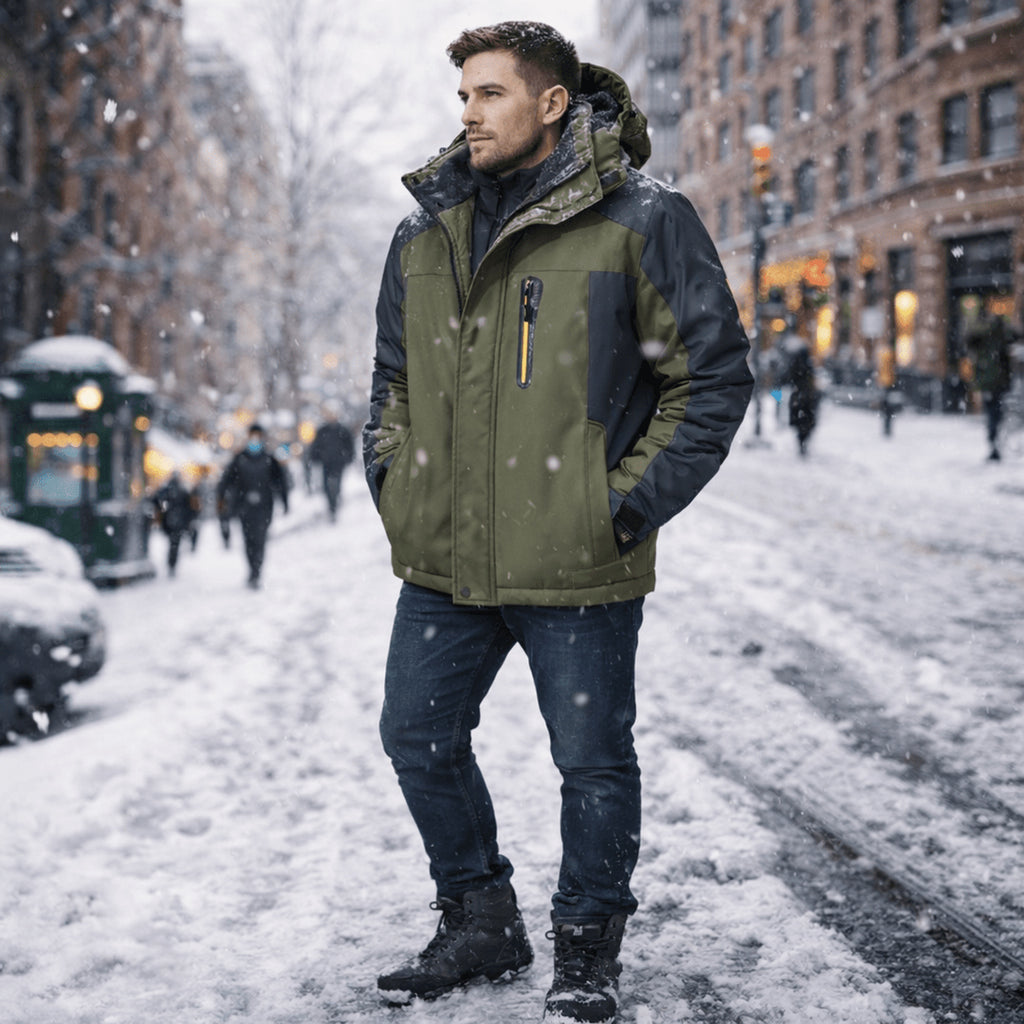 Performance Winter Jacket with Waterproof Detachable Lining and Fabric Shell - Image 2