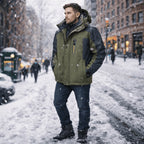 Performance Winter Jacket with Waterproof Detachable Lining and Fabric Shell - Image 2