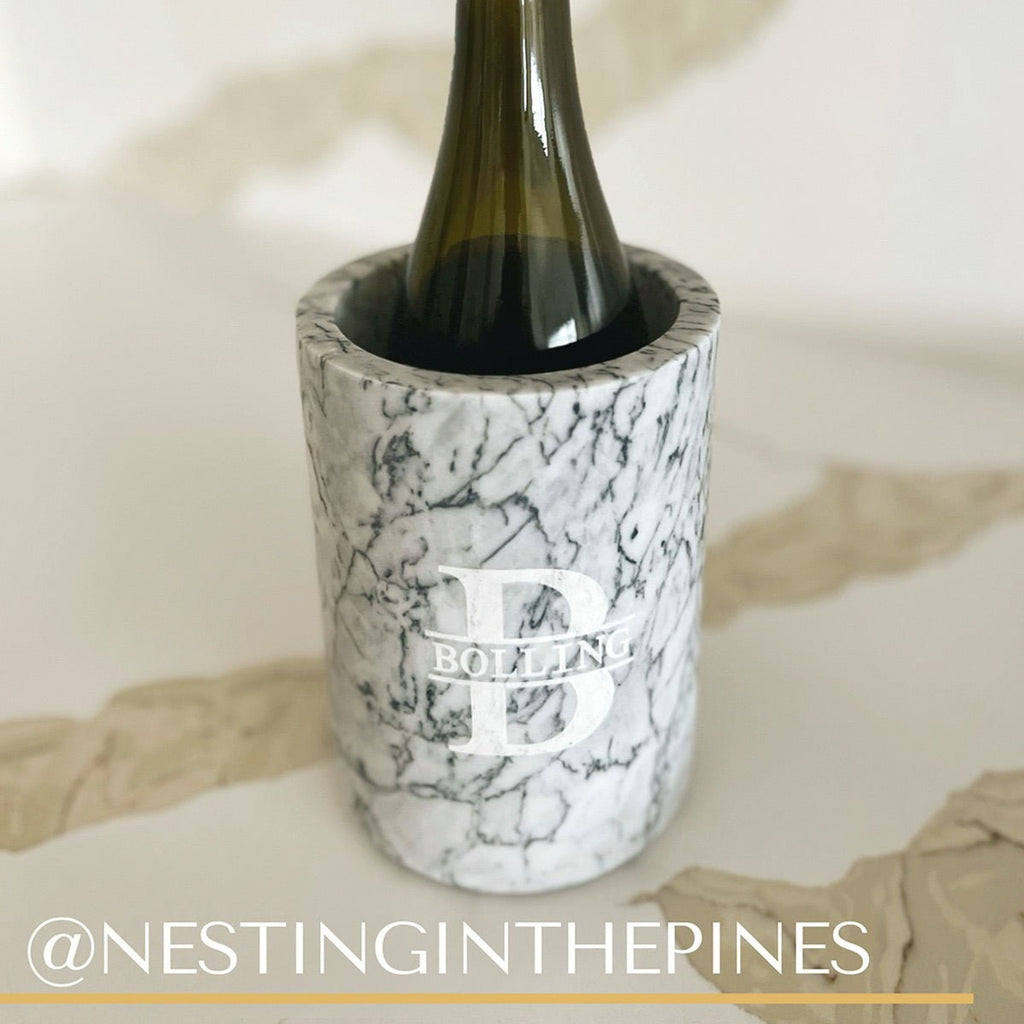 Personalised Marble Wine Chiller - Image 6