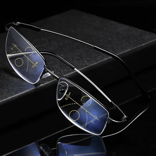 Photochromic Blue Light Progressive Eyeglasses - Image 1