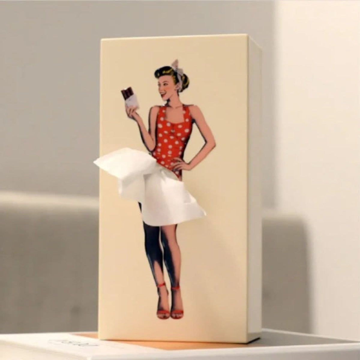 Playful Interactive Plastic Tissue Box Holder - Image 5