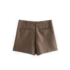 Pleated Mini Skort With Shorts Attached - Image 13