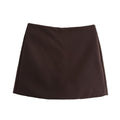 Pleated Mini Skort With Shorts Attached - Image 14