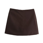 Pleated Mini Skort With Shorts Attached - Image 14