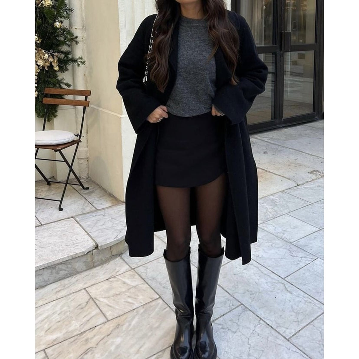 Pleated Mini Skort With Shorts Attached - Image 5