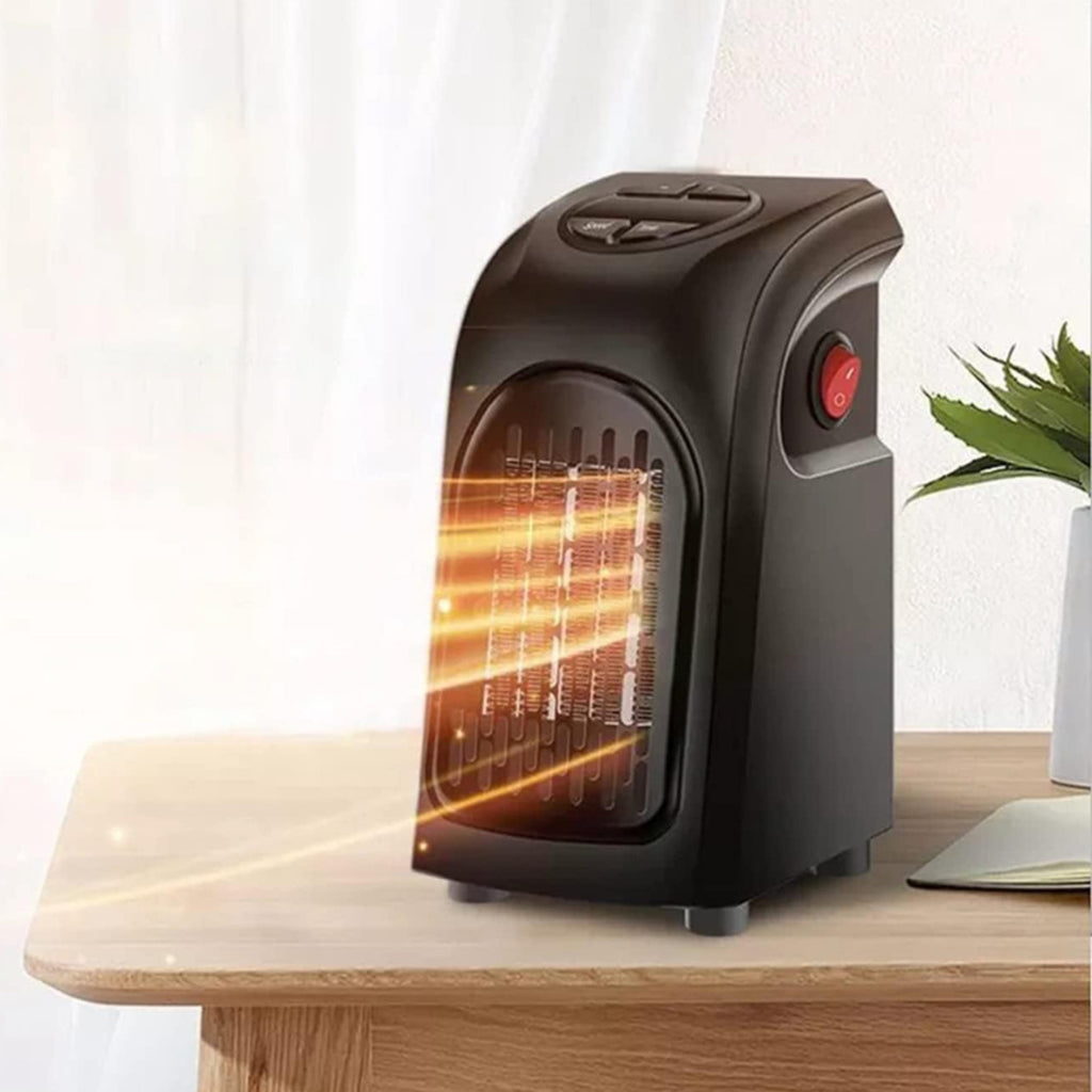 Plug-In Electric Fan Heater With Thermostat Portable And Wall-Mountable - Image 4