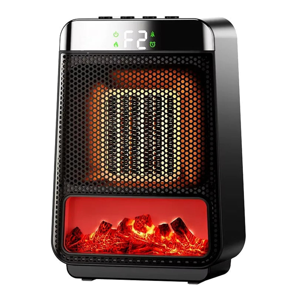 Plug-In Flame Effect Heater With Ptc Ceramic Fan Heats In 3 Seconds - Image 1
