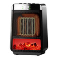 Plug-In Flame Effect Heater With Ptc Ceramic Fan Heats In 3 Seconds - Image 1