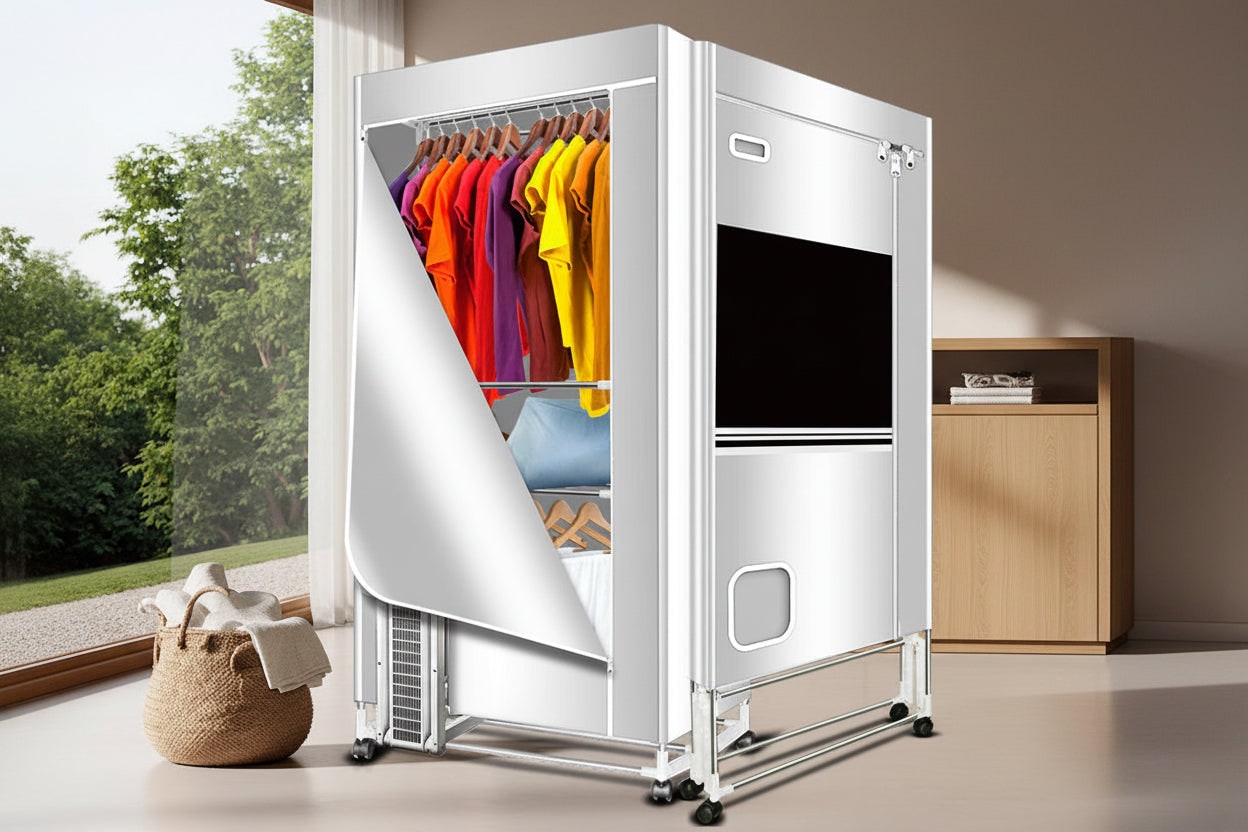 Portable Clothes Dryer Electric Heated Cabinet Indoor - Image 1