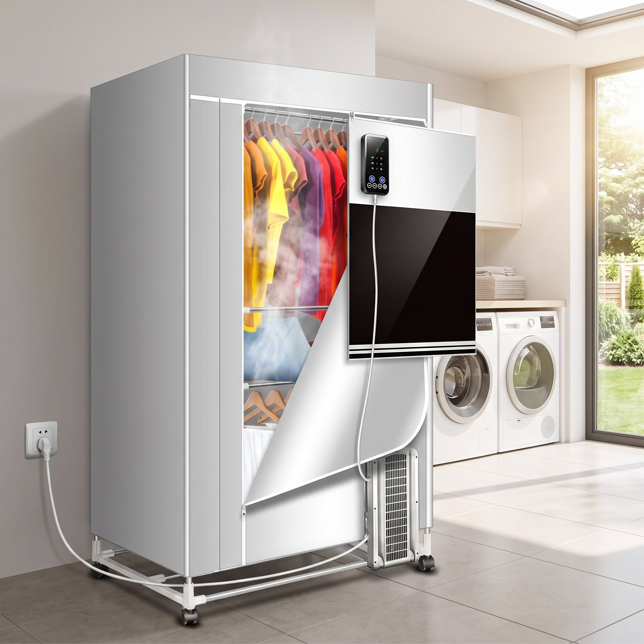Portable Clothes Dryer Electric Heated Cabinet Indoor - hero