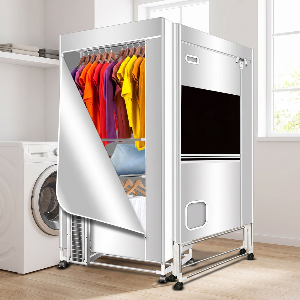 Portable Clothes Dryer Electric Heated Cabinet Indoor - scale