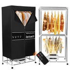 Portable Electric Clothes Dryer With Folding Cloth Rack For Home Quick Drying - Image 1