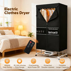 Portable Electric Clothes Dryer With Folding Cloth Rack For Home Quick Drying - Image 4