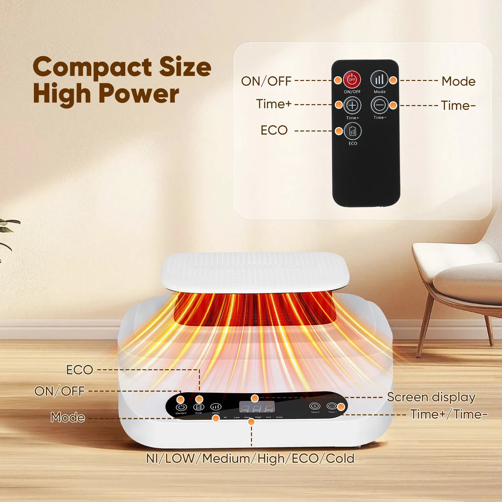 Portable Electric Clothes Dryer With Folding Cloth Rack For Home Quick Drying - Image 5