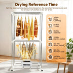 Portable Electric Clothes Dryer With Folding Cloth Rack For Home Quick Drying - Image 6