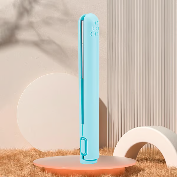 Portable Hair Straightener With Ceramic Plates And USB Charging On-The-Go Styling - Image 6