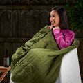 Portable Heated Blanket Quilted Three Zone Rechargeable - Image 1