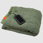 Portable Heated Blanket Quilted Three Zone Rechargeable - Image 2