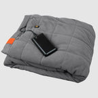 Portable Heated Blanket Quilted Three Zone Rechargeable - Image 3