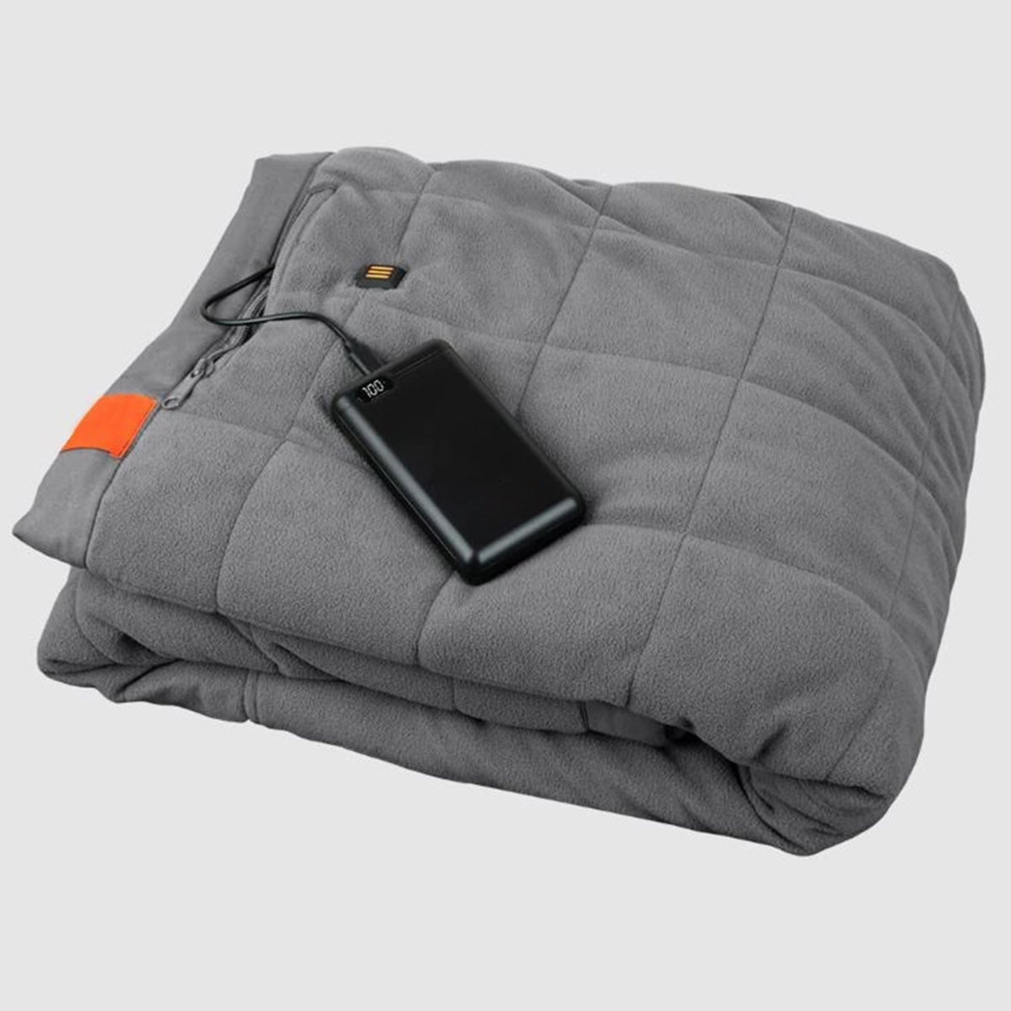 Portable Heated Blanket Quilted Three Zone Rechargeable - Image 3