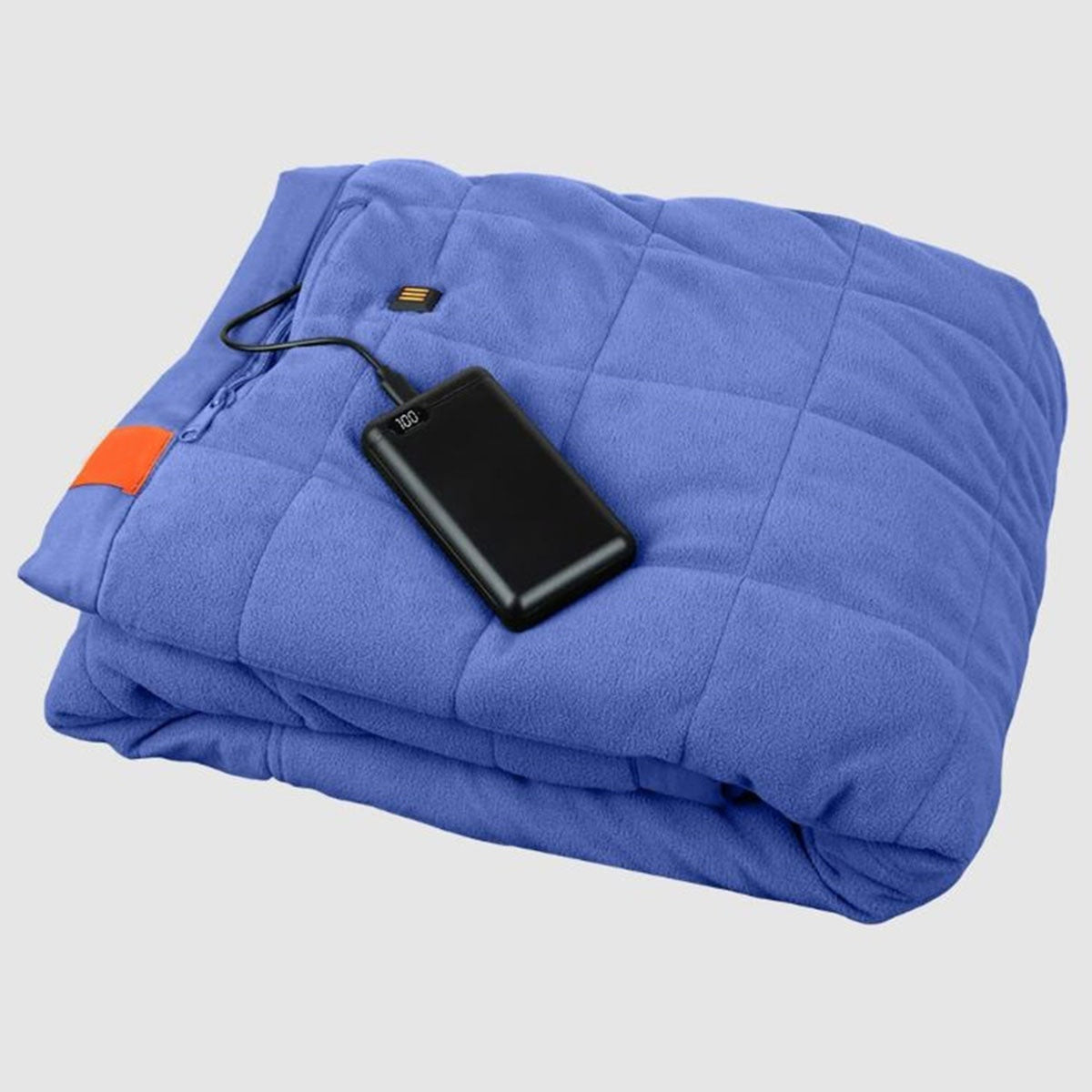 Portable Heated Blanket Quilted Three Zone Rechargeable - Image 4