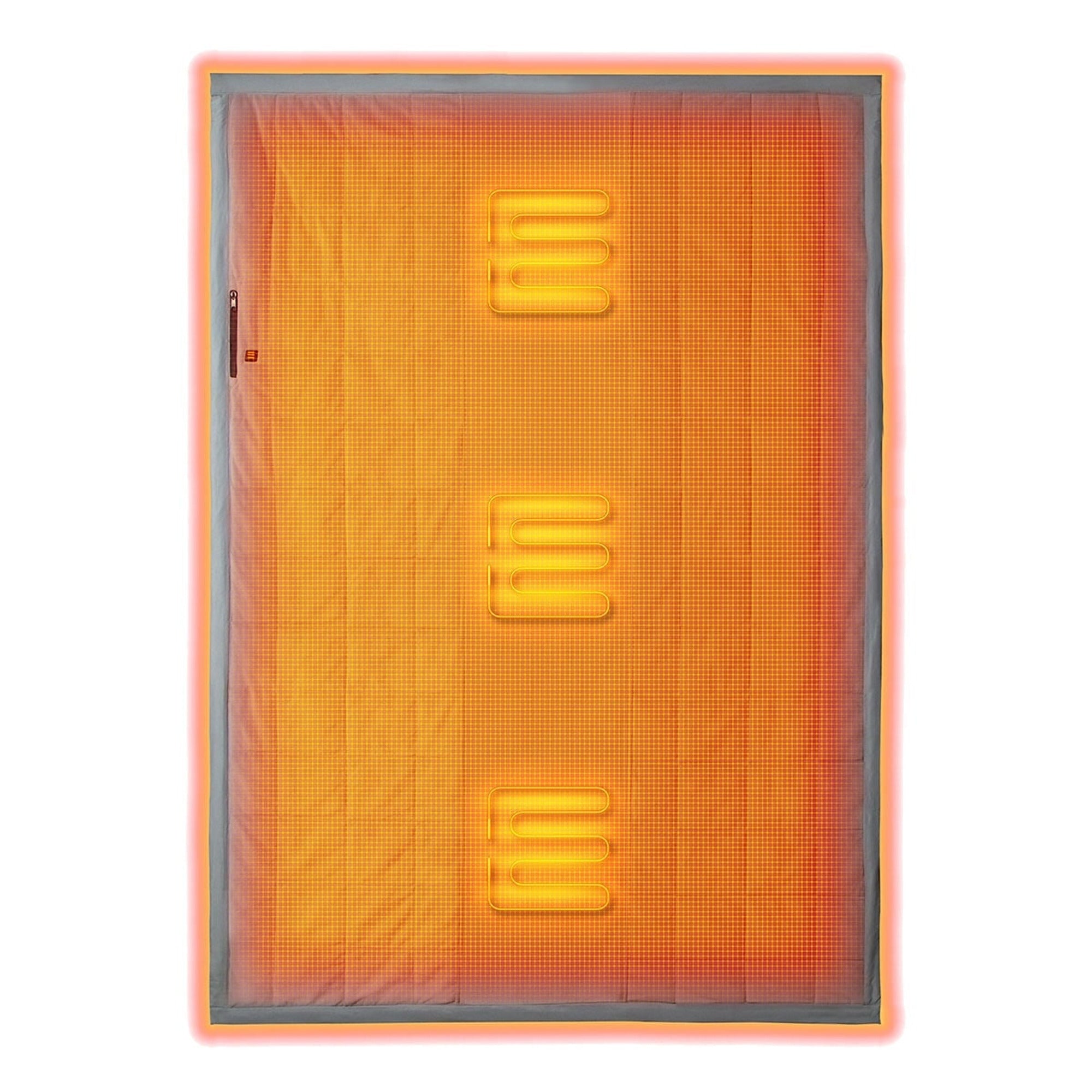 Portable Heated Blanket Quilted Three Zone Rechargeable - Image 5