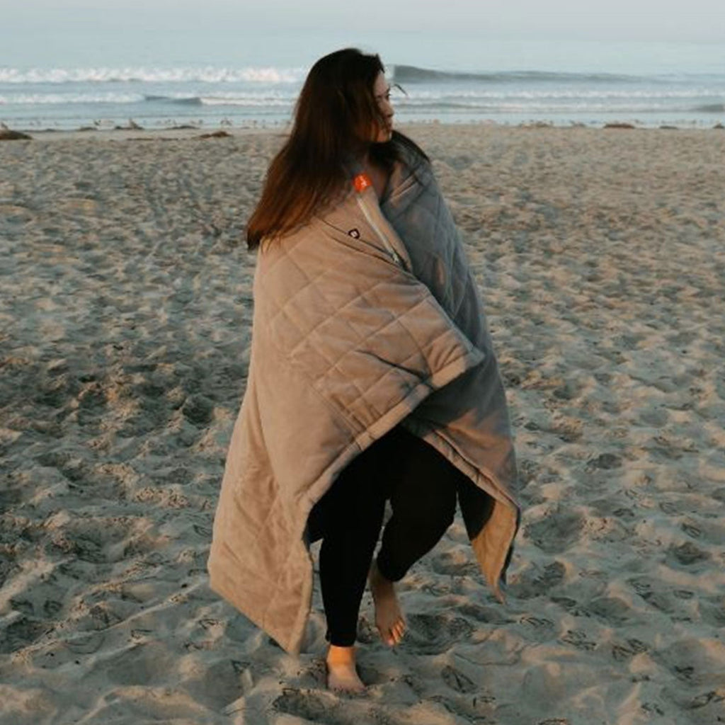 Portable Heated Blanket Quilted Three Zone Rechargeable - Image 8